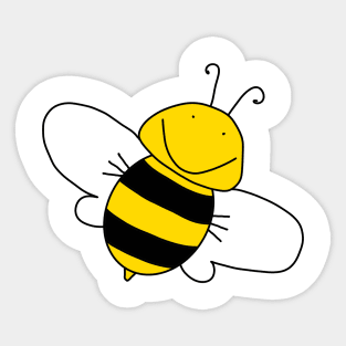 Little Happy Bee Sticker